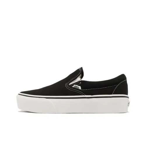 VANS Slip On Platform Low Top Скейтборд Кроссовки Женские Коричневый Белый
