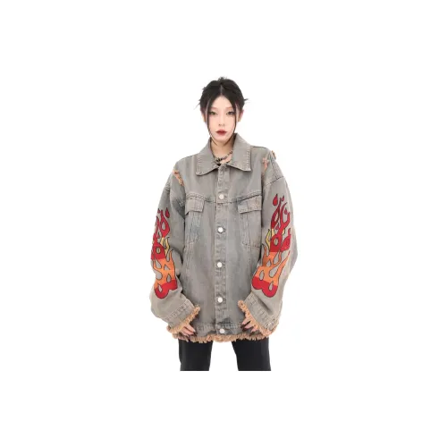 REXSHION Синий Унисекс Джинсовые куртки