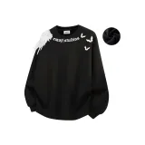 Black с флисовой подкладкой [Высококачественный 100% хлопок]