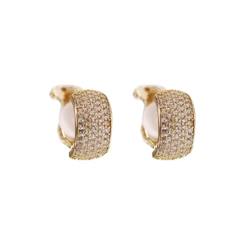 NATURALLYJOJO Циркон Нижняя заколка Серьги On Женские