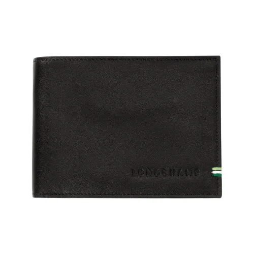 LONGCHAMP Кошелек из коровьей кожи мужской черный