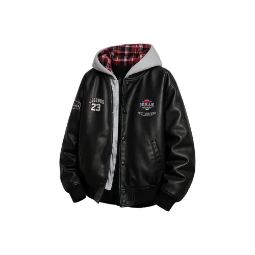 PAUL COSTELLOE Кожа Куртка Унисекс