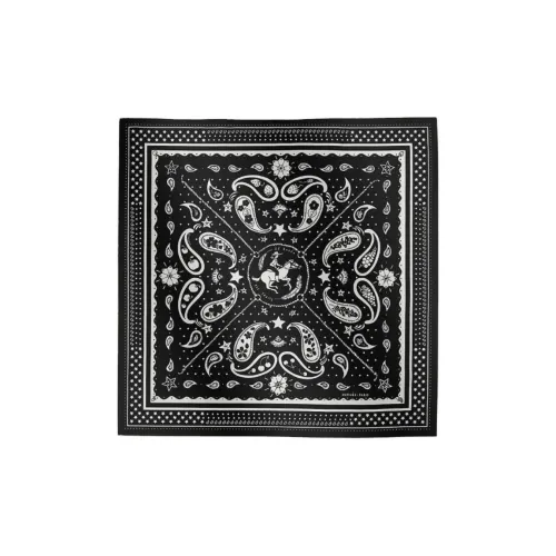 HERMES Шелковые повязки на голову Женские Черный Белый