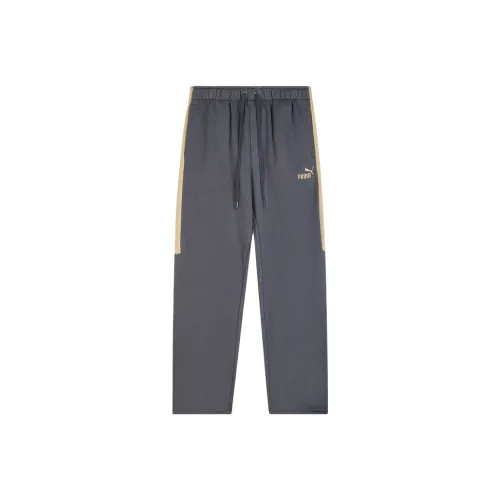 PUMA Серые Мужские Вязаные Тренировочные Штаны