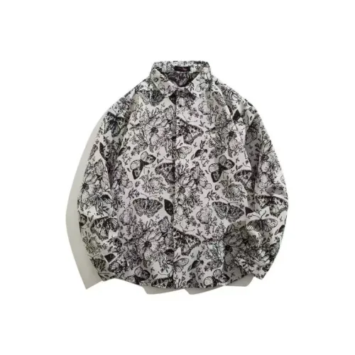 PLQV Черные Мужские Рубашки