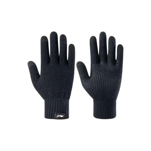 Подкладка Модакрил Вязаные Перчатки Унисекс Черные