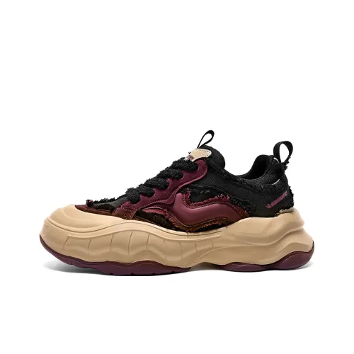 SANTASTIC Высота Увеличивающие Устойчивые к Износу Противоскользящие Низкие Кеды Мужские Бургунди