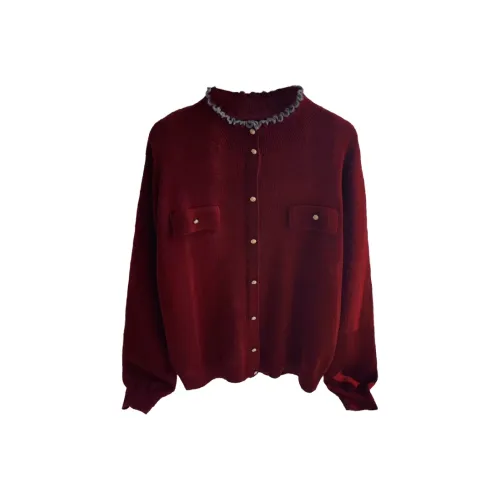 MJ Красный Женский Трикотаж