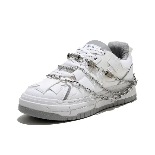 SLNU 3 Скейтборд Кроссовки MID Топ White Spring LOADED Buckle Мужской