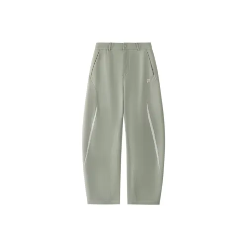 FILA FUSION Повседневные брюки Женские Mang Серый Зеленый