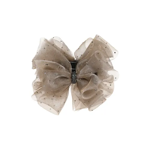 QIMEILA Ткань Шелковый шифон Заколки для волос Женские