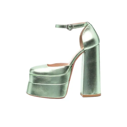 VIVETTA Высокий каблук грубый женские зеленый