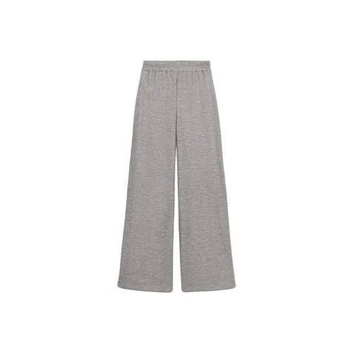 ZARA Collaboration Темно-серый Коричневый Женские Повседневные Брюки