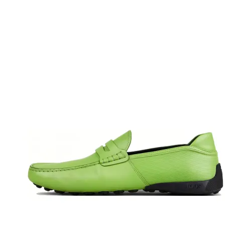 AUTOMOBILI LAMBORGHINI x TOD'S Лоферы на резиновой подошве Унисекс Зеленый