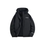 Чёрная легкая ветровка