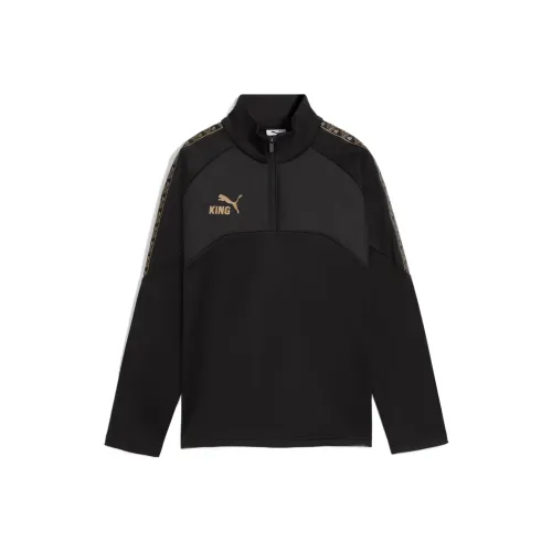 PUMA Sportswear KING Football Training Winter Quarter Zip Top Youth Kids