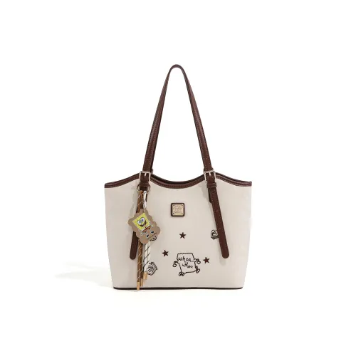 SPONGEBOB SQUAREPANTS ПУ (полиуретан) Сумка через плечо Стандартная Женская Коричневая