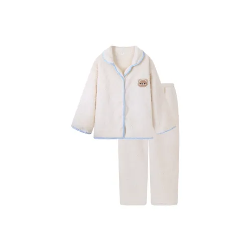 Meter Синий Медвежонок Женские Пижамные Комплекты