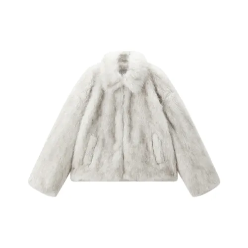 PEACEBIRD Бежевый Женский Короткий Пальто