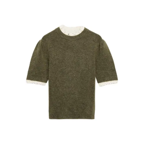 ZARA Collaboration Зеленый Телесный Женский Трикотаж