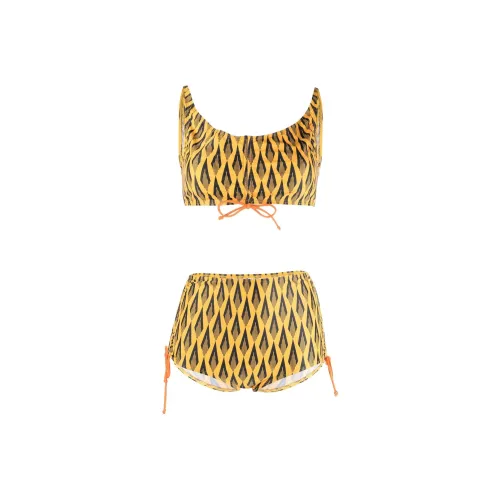 Paco Rabanne Жёлтые Женские Бикини