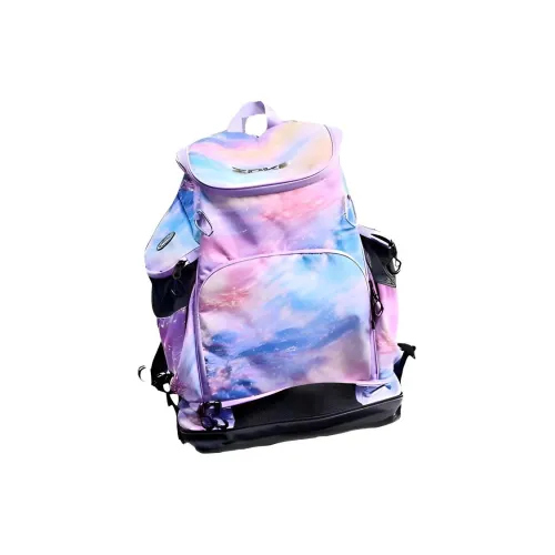 ZOKE 600D+600D Перевернутый Резиновый Рюкзак Стандартный Унисекс Ослепительный цвет Фиолетовый