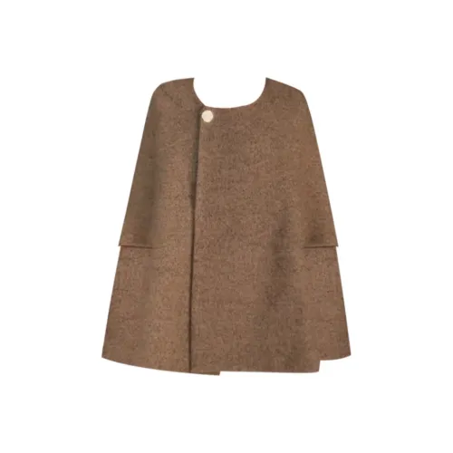 GORGEOUSIDEA Коричневый Плащ Женский Плащ