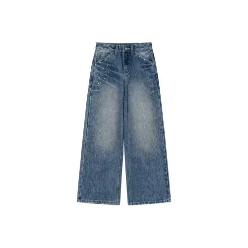 BELOVED STARRY Синий Женские Джинсы