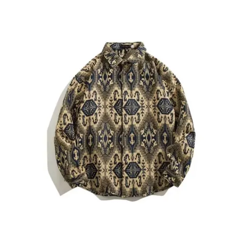 PLQV Абрикос Мужские Рубашки