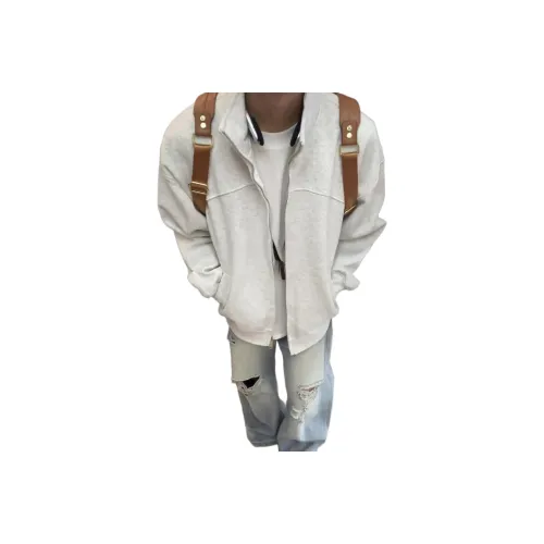 SHEXIU Серый Бежевый Унисекс Свитшоты