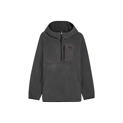 PUMA PUMATECH Полузастежка Толстовка Мужской Свитшот