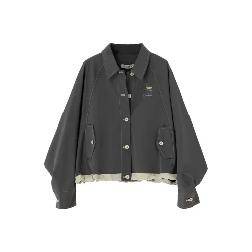 SOON FLOWER Укороченное пальто женское