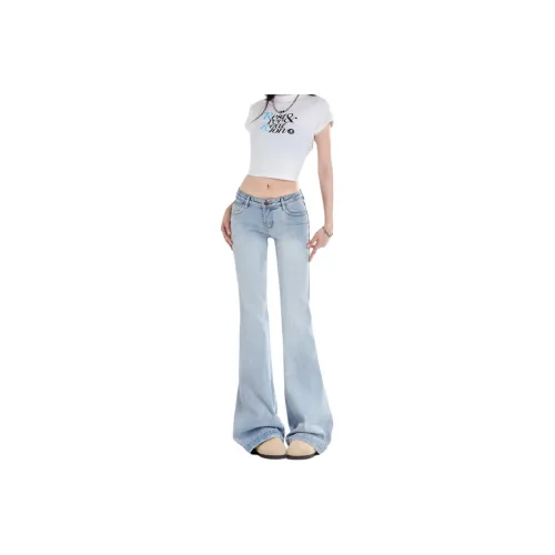 KULAIYA Светло-синие женские джинсы
