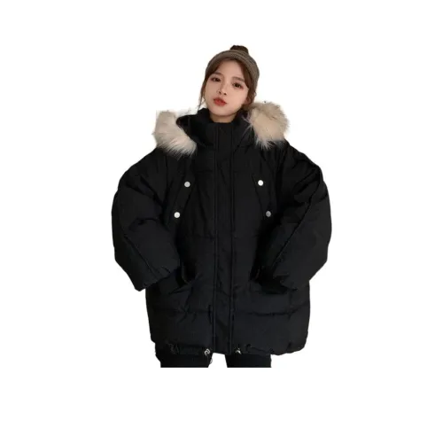 PZHK Черный Женский Пуховик