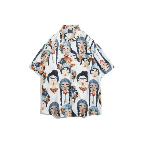 PLQV Белые Мужские Рубашки