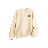 [Thickened и с флисовой подкладкой] Светлый бежевый (MF Удобный Логотип Панды на груди)