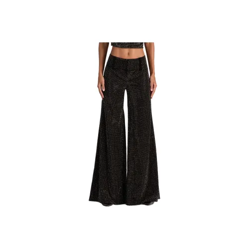 ALICE+OLIVIA Украшенные Широкие Брюки Брюки Повседневные Брюки Женские