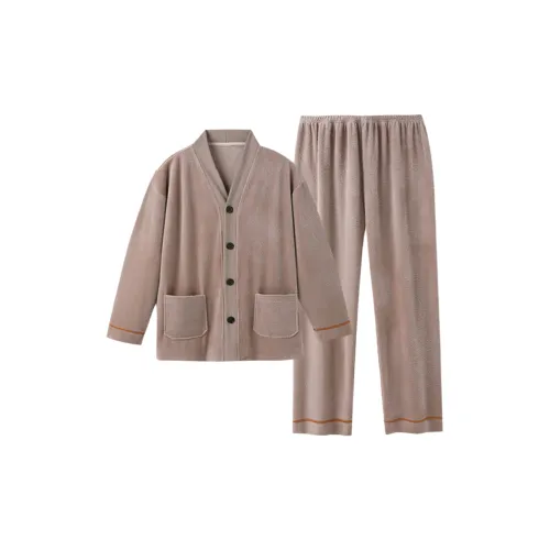 LUYOUYE Пшеница Чай Абрикос Мужской Пижамные комплекты