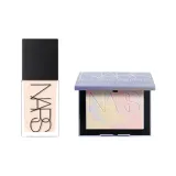 Двухкомпонентный комплект: #L0,5 Квадратная бутылка тонального крема 30 мл + Луна Белый торт 10 г