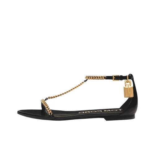 TOM FORD One Ремень Сандалии 0,5 см Женские Черные