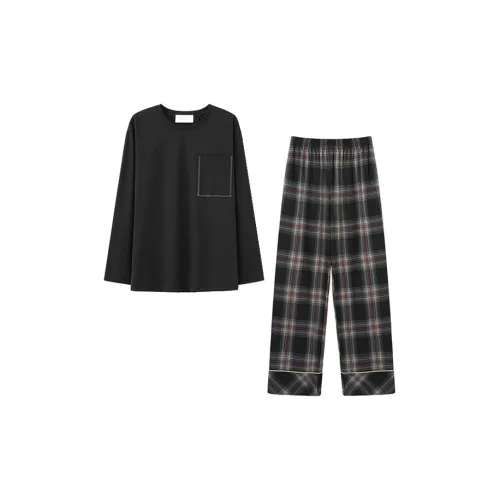 MIIOW Черный мужской комплект пижам