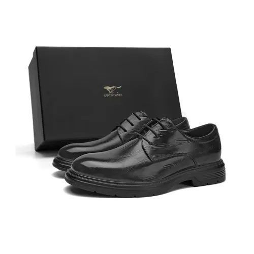 SEPTWOLVES Обувь Низкий Топ Черная Стандартная Кожа Мужская