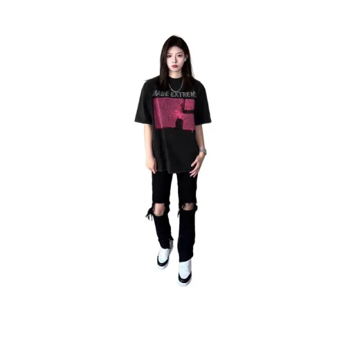 NVRFRGT Черные Унисекс Джинсы