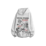 Бело-серый вереск (утолщенная флисовая подкладка)