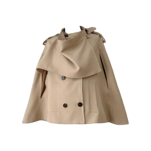 IQC Хаки Женская Тренч-куртка