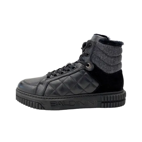 Baldinini Высокие Кроссовки для Скейтбординга Мужские Черные Серые