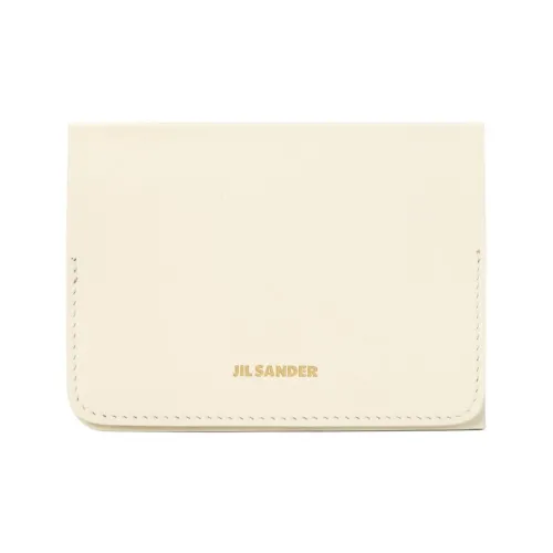 JIL SANDER Телячья кожа Держатель для карт Женские Светлый бежевый
