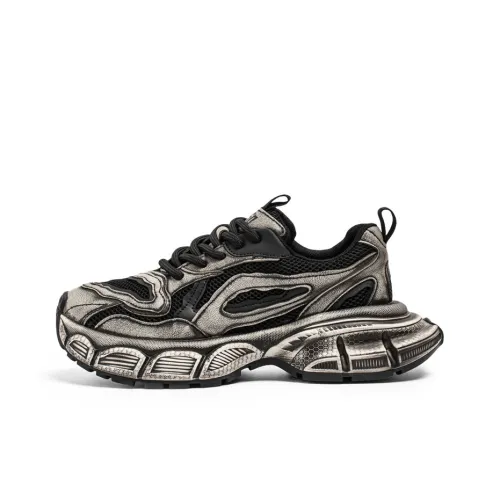 Yalu Preferred Амортизация Увеличение Высоты Устойчивость к Износу Дышащий Противоскользящий Низкий Топ Кроссовки с Толстой Подошвой Мужские