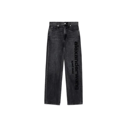 Alexander Wang Темно-серые Женские Джинсы