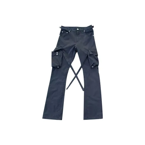 YICHEN Черный [Самостоятельный Ограниченный выпуск] Унисекс Карго Брюки